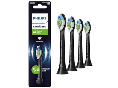 Philips Sonicare W2 Optimal White borsthuvuden (4 pack, svart)
