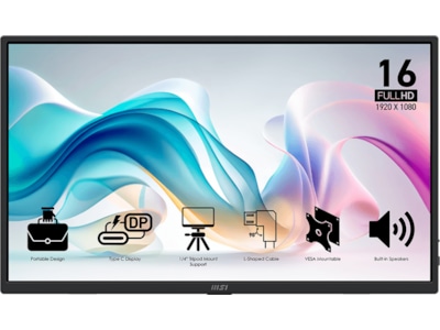 MSI 16" portable skärm PRO MP165 E6