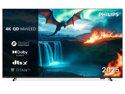 Philips 75" MLED810/12 QD smart MiniLED-tv (2025)