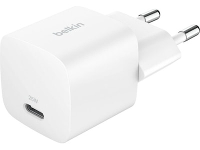 Belkin 25W USB-C Väggladdare (vit)