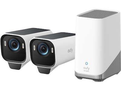 Eufy eufyCam S3 Pro övervakningskamera kit 2-pack + HomeBase S380