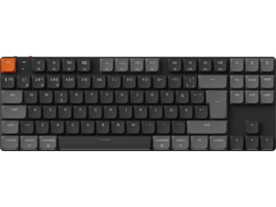 Keychron K1 V6 RGB Aluminium Hot Swap QMK Low Profile 2.0 Red trådlös tangentbord