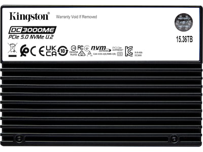 Kingston DC3000ME PCIe 5.0 NVMe U.2 15.36TB