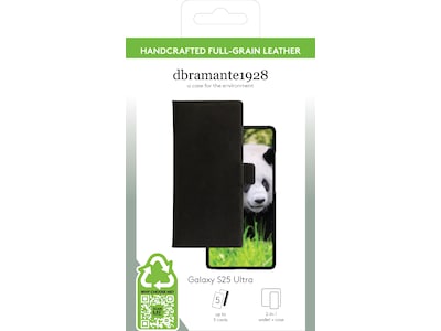 dbramante1928 Galaxy S25 Ultra Lynge 2-i-1 Plånboksfodral (svart)