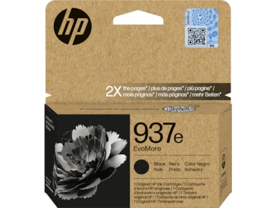 HP bläck 937e EvoMore Svart
