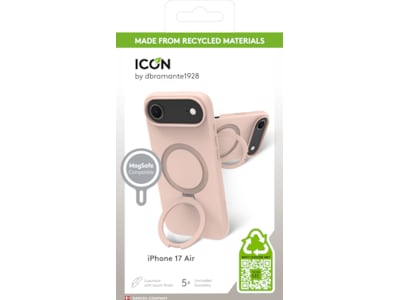 dbramante1928 iPhone Air Roskilde läderskal (pink sand)