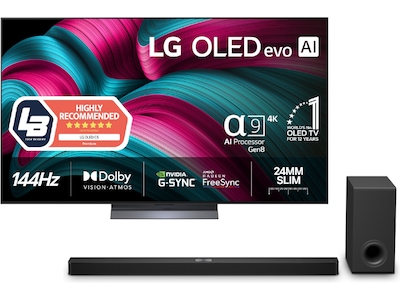 LG 55" C5 AI 4K OLED Smart TV (2025) Bundle