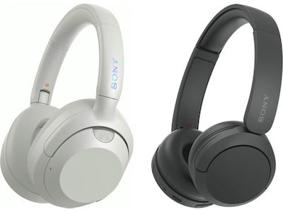 Sony ULT WEAR trådlösa hörlurar Over-Ear med mic (vit)