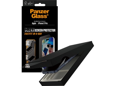 PanzerGlass iPhone 17 Pro Skärmskydd (svart)