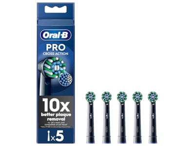 Oral-B Pro Cross Action Black borsthuvuden (5-pack)