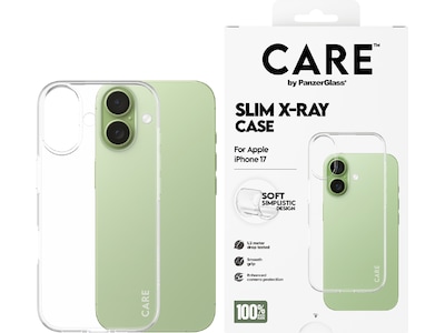 PanzerGlass CARE iPhone 17 Fashion Silikonskal (transparent)