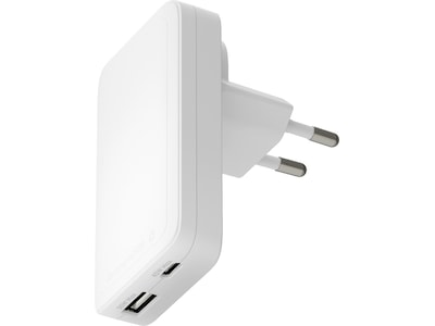 dbramante1928 re-charge Pro EU/US Slim Väggladdare (vit)