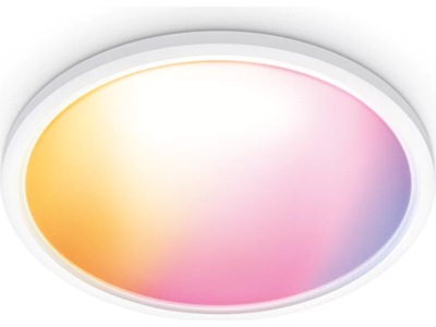 WiZ SuperSlim RGB-taklampa 22W (vit)