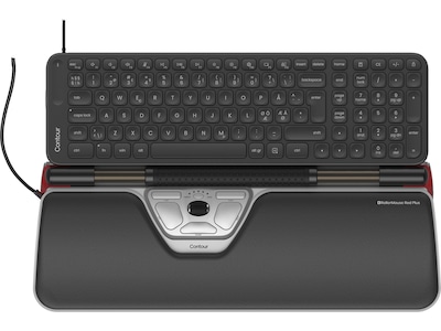 Contour Balance Mid-Size Rollermouse Red Combo Trådbunden