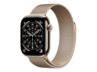 Apple Watch Series 11 GPS + LTE 42mm Titan (guld)