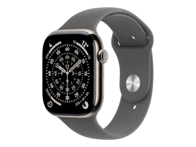 Apple Watch Series 11 GPS + LTE 42mm Titan (naturlig)