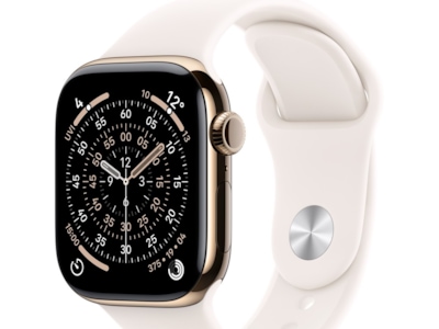 Apple Watch Series 11&nbsp;GPS + LTE 42mm&nbsp;Titan (guld)