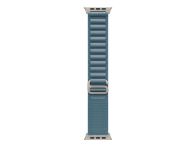 Apple Watch 49mm Natural Titanium Alpine Loop (light blue)