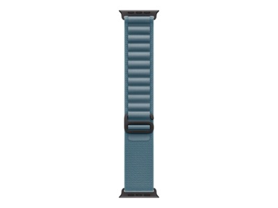 Apple Watch 49mm Black Titanium Alpine Loop (light blue)