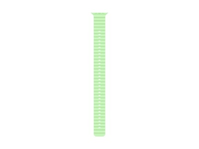 Apple Watch 49mm Black Titanium Ocean Band Extension (neon green)