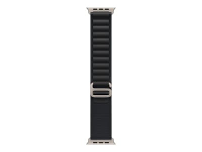 Apple Watch 49mm Natural Titanium Alpine Loop (black)