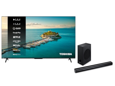 Toshiba 65" Smart TV 65QA2F63DG + Soundbar