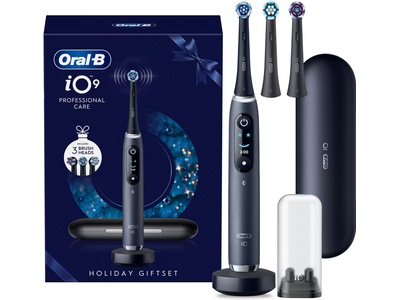 Oral-B iO 9 Eltandborste Holiday Giftset (svart)