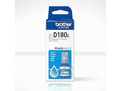 Brother BTD180C Cyan bläckflaska