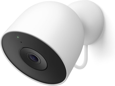Google Nest Cam utomhus 2:a gen (med sladd, vit)