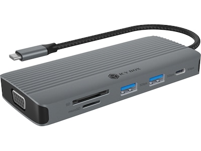 ICY BOX 10 i 1 USB-C Dockningsstation