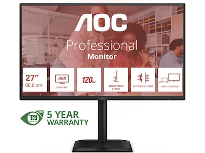 AOC 27" skærm Q27E4CV