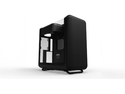 HYTE X50 - Mid tower - utökad ATX - genomskinlig sidopanel (härdat glas) - ingen strömförsörjning (ATX) - becksvart - USB/ljud HYTE X50 - Mid tower - utökad ATX - genomskinlig sidopanel (härdat glas) - ingen strömförsörjning (ATX) - becksvart - USB/ljud