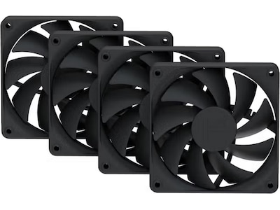 HYTE FA12 Fläkt 4-pack (svart)