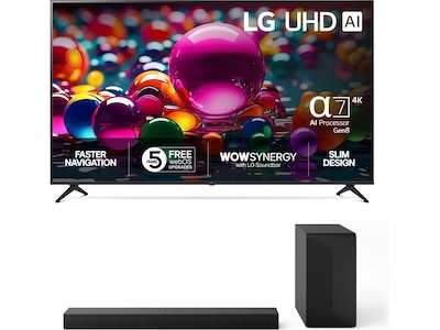 LG 75'' UA75 AI 4k Smart TV (2025)