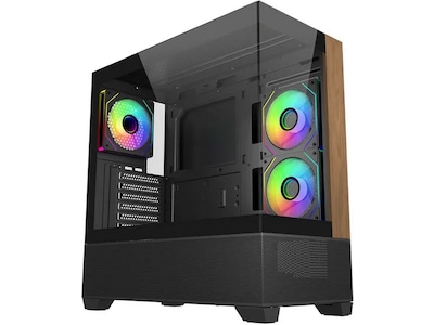 Cooler Master Elite 690 Wood mellantorn (svart)