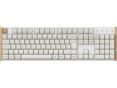 Keychron K10 HE SE trådlöst gamingtangentbord (trä/vit)