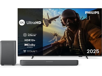 Philips 50" PUS7000/12 4K LED Smart TV (2025) + soundbar