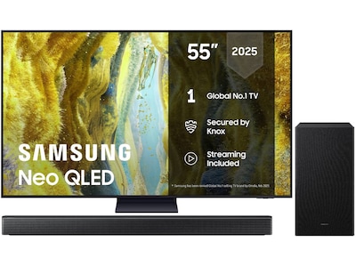 Samsung 55" QN73F Neo QLED 4K Mini LED Smart TV (2025) + soundbar