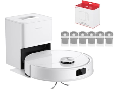 Roborock Q10 VF+ Robotdammsugare (vit) + dammpåsar