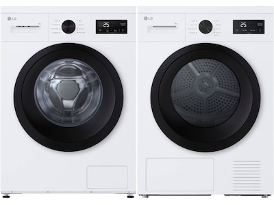 LG F4A1009NWKB tvättmaskin (vit) + torktumlare