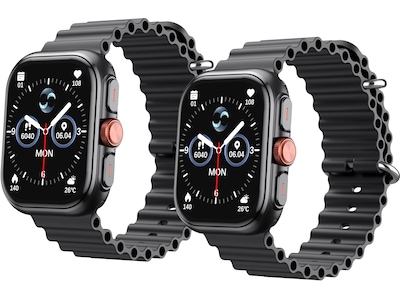 HAVIT M9068 Smartwatch (svart) - 2-pack