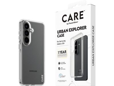 PanzerGlass CARE Galaxy S26 Urban Explorer fodral (transparent)