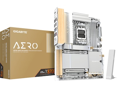 Gigabyte X870E AERO X3D WOOD moderkort