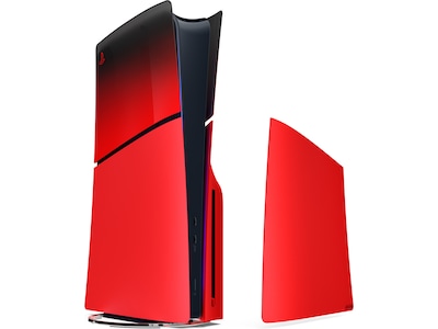 PS5 Console Cover (Slim) Techno Red
