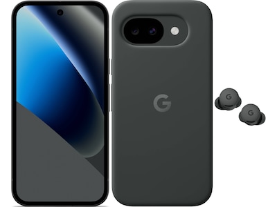 Google Pixel 10a 128GB (obsidian) + silikonskal + Buds 2a