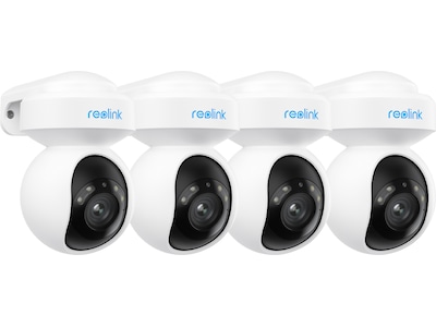 Reolink E1 Outdoor WiFi utomhus övervakningskamera 4-pack