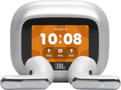 JBL LIVE FLEX 4 - Trådlösa öronproppar (silver)