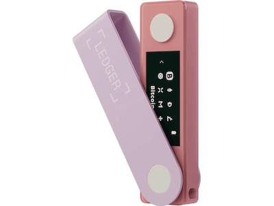 Ledger Nano X™ Pastel Pink krypto hardware plånbok
