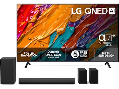 LG 75'' QNED7E AI 4k 75QNED7EA6B (2025) + soundbar