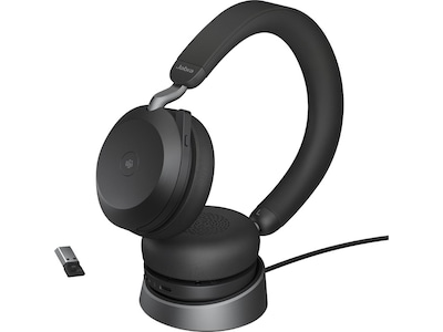Jabra Evolve2 75, Link380a MS Stereo Stand (svart)